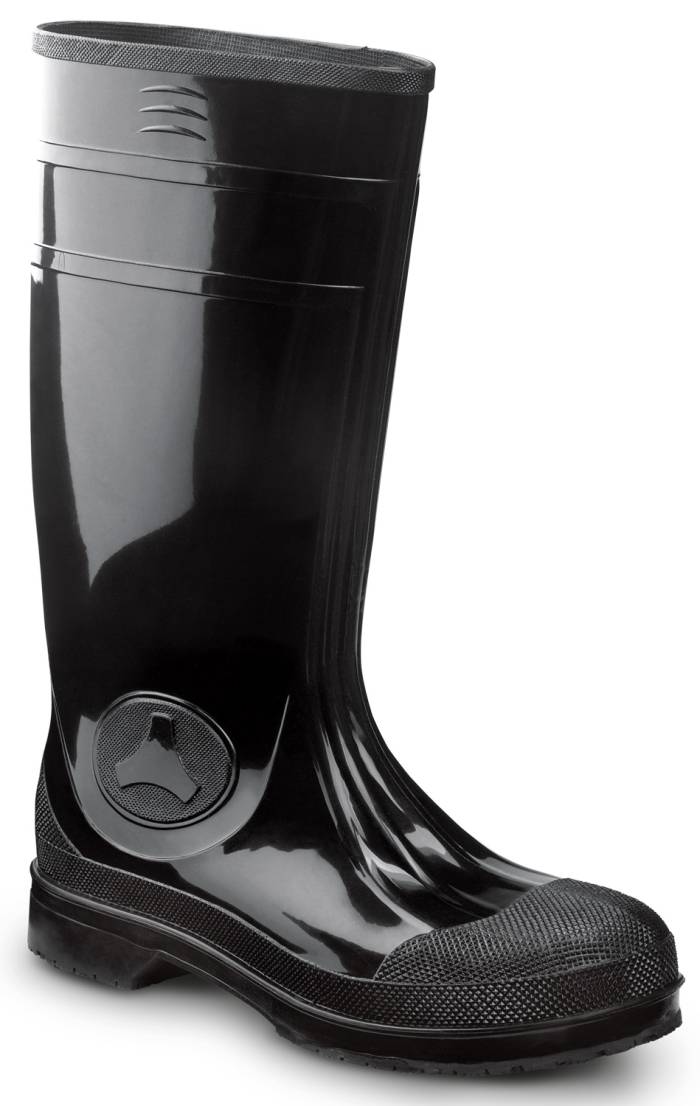 view #1 of: Bota de trabajo, antideslizante MaxTRAX, impermeable, de PVC de 16ápulgadas, negra, unisex, SR Max SRM8300 Montauk