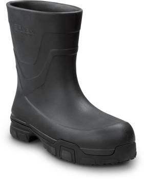 Bota de trabajo, antideslizante MaxTRAX, sin cordones, con puntera de material compuesto, unisex, negra, SR Max SRM8400 Summit