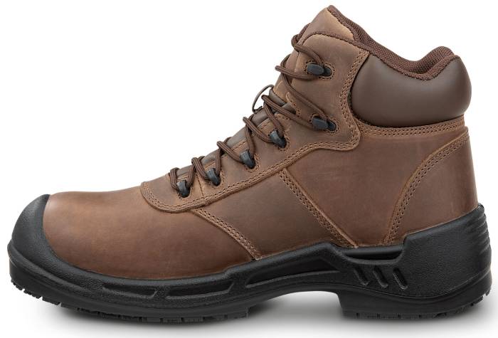 alternate view #3 of: SR Max SRM9110 Cascade, Men's, Brown, 6 Inch, Waterproof, MaxTRAX Slip Resistant, Soft Toe Work Boot