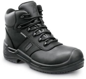 Bota de trabajo antideslizante MaxTRAX, impermeable, EH, con puntera de material compuesto, de 6ápulgadas, negra, de hombre, SR Max SRM9150 Lewiston