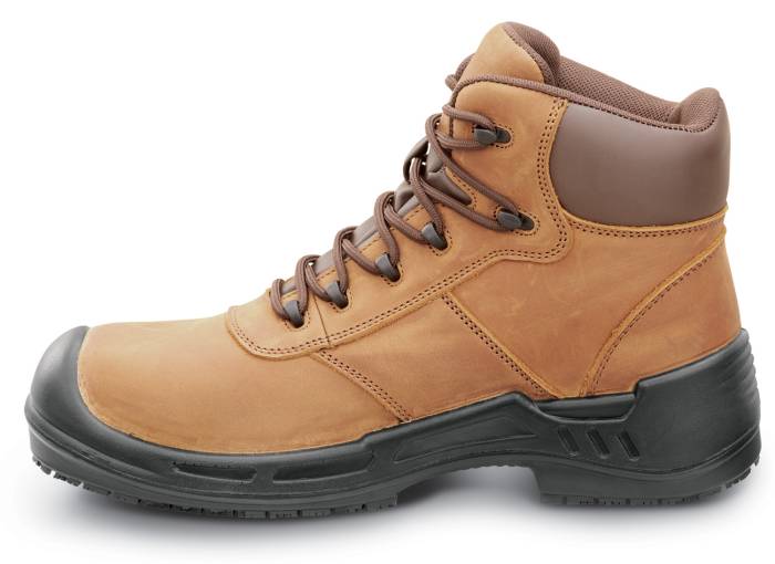 alternate view #3 of: SR Max SRM9160 Lewiston, Men's, Brown, 6 Inch, Comp Toe, EH, Waterproof, MaxTRAX Slip Resistant, Work Boot