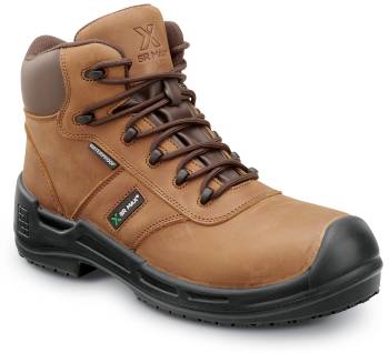 Bota de trabajo antideslizante MaxTRAX, impermeable, EH, con puntera de material compuesto, de 6ápulgadas, marrÝn, de hombre, SR Max SRM9160 Lewiston