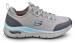 alternate view #2 of: SKECHERS Work SSK108096GYAQ Christina, Arch Fit, Women's, Grey/Aqua, Soft Toe, EH, MaxTRAX Slip Resistant, Low Athletic Work Shoe