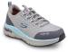 view #1 of: SKECHERS Work SSK108097GYAQ Sadie, Arch Fit, Women's, Grey /Aqua, Alloy Toe, EH, MaxTRAX Slip Resistant, Low Athletic Work Shoe