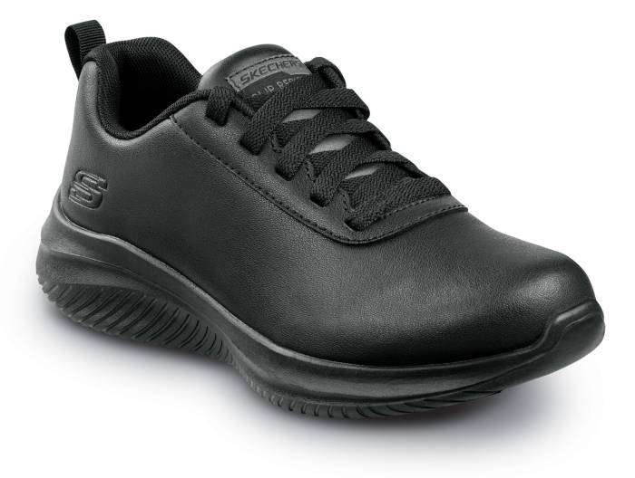 view #1 of: SKECHERS Work SSK108215BLK Cheryl, Women's, Black, Soft Toe, EH, MaxTRAX Slip Resistant, Oxford, Work Shoe