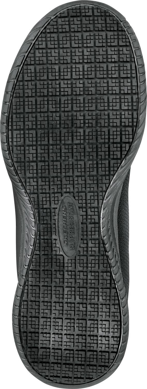 alternate view #5 of: SKECHERS Work SSK200253BLK Benji Ultra Flex 3.0, Men's, Black, Soft Toe, EH, MaxTRAX, Slip Resistant, Low Athletic, Work Shoe