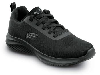 SKECHERS Work Ultra Flex 3.0 SSK200253BLK Benji, Men's, Black, Soft Toe, EH, MaxTRAX, Slip Resistant, Low Athletic, Work Shoe