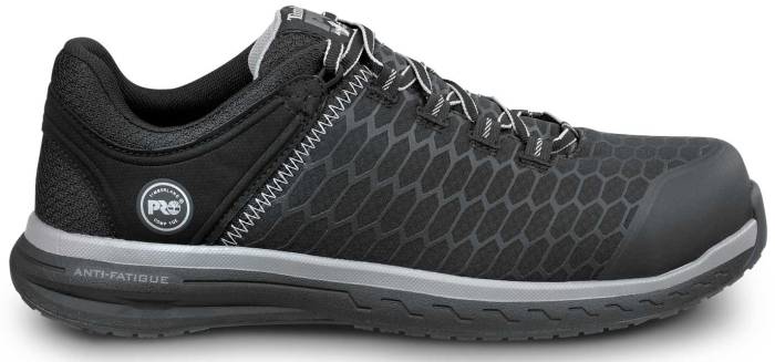 alternate view #2 of: Timberland PRO STMA1XPD Powerdrive, Men's, Black, Comp Toe, EH, MaxTRAX Slip Resistant Low Athletic