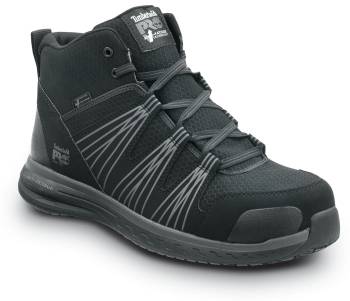 Zapato alto para senderismo antideslizante MaxTRAX, EH, con puntera de material compuesto, negro, de hombre, Timberland PRO STMA2BX1 Powerdrive