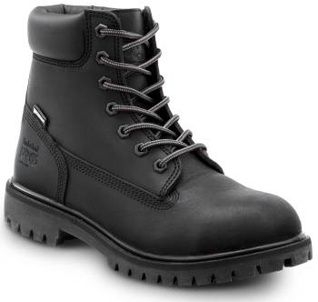 Timberland PRO STMA2R52 6IN Direct Attach, Women's, Black, Steel Toe, EH, WP/Insulated, MaxTRAX Slip-Resistant Boot