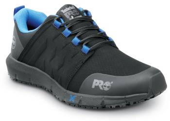 Calzado deportivo bajo, antideslizante MaxTRAX, EH, con puntera suave, negro Raptek/azul Pop, de hombre, Timberland PRO STMA42AY Radius