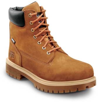 Bota de trabajo antideslizante MaxTRAX EH WP/aislada gris con puntera de acero, de hombre, Timberland PRO STMA5TDH 6 pulgadas, Direct Attach.