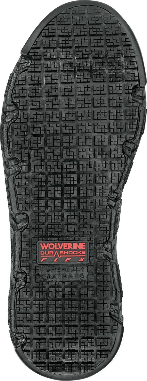 alternate view #5 of: Wolverine SWW080126 Rev Vent UltraSpring, Men's, Black, MaxTRAX Slip Resistant, Comp Toe, EH, Athletic Work Shoe