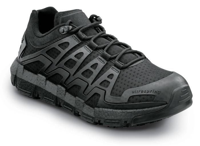 view #1 of: Wolverine SWW080126 Rev Vent UltraSpring, Men's, Black, MaxTRAX Slip Resistant, Comp Toe, EH, Athletic Work Shoe