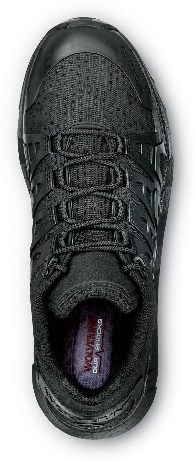 alternate view #4 of: Wolverine SWW080148 Rev Vent UltraSpring, Men's, Black, MaxTRAX Slip Resistant, Soft Toe, EH, Athletic Work Shoe