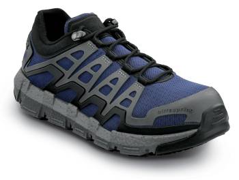 Wolverine SWW081005 Rev Vent UltraSpring, Men's, Navy, MaxTRAX Slip Resistant, Comp Toe, EH, Athletic Work Shoe