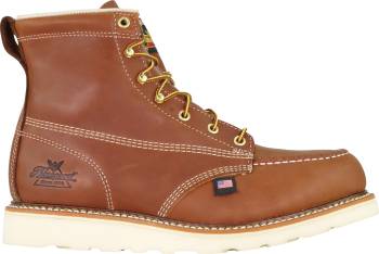 Bota con cu±a, de 6ápulgadas, EH, con puntera de acero, marrÝn, de hombre, Thorogood TG804-4200