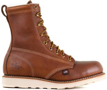 Bota de 8ápulgadas, EH, con puntera de acero, color tabaco, de hombre, Thorogood TG804-4364