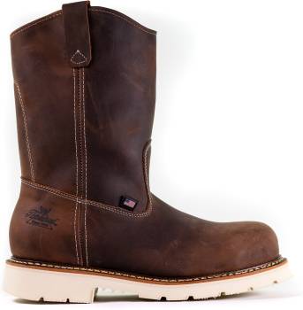 Thorogood TG804-4372 Men's, Brown, Steel Toe, EH, 11 Inch Wellington