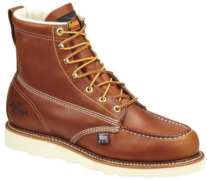 view #1 of: Bota de tacÝn de cu±a, de 6ápulgadas, con puntera blanda, color tabaco, para hombre, Thorogood 814-4200