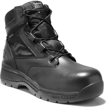 Bota de uniforme de 6 pulgadas EH WP con puntera de material compuesto, negro de hombre Timberland PRO TM1161A Valor