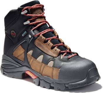 Bota de 6ápulgadas, WP, EH, con puntera de aleaciÝn, marrÝn/negra, de hombre, Timberland PRO Hyperion