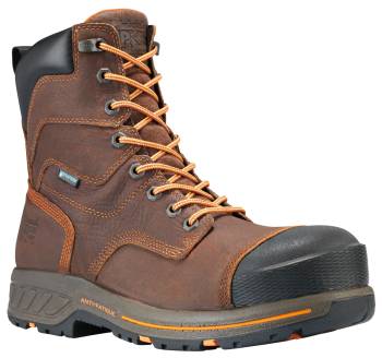 Bota de 8ápulgadas, WP, EH, con puntera de material compuesto, marrÝn, de hombre, Timberland PRO TMA1RW4 Helix