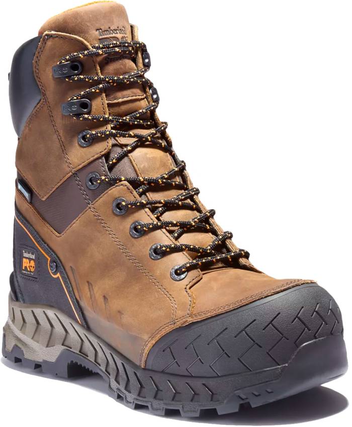 view #1 of: Timberland PRO TMA24FK Summit, Men's, Brown, Comp Toe, EH, 8 Inch Boot