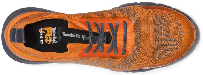 alternate view #4 of: Timberland PRO TMA41XY Radius Knit, Men's, Orange/Grey, Comp Toe, EH, Slip On, Work Shoe