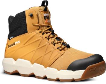 Timberland PRO TMA5QZE Morphix Outdoor, para hombre, de trigo/blanco, con puntera de material compuesto, EH, WP, senderismo, botas de trabajo