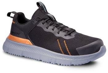 Zapato de trabajo atlÒtico bajo antideslizante EH con puntera de material compuesto negro/gris/cobre de hombre Timberland PRO TMA5RMX Setra