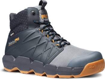 Timberland PRO TMA5YFU Morphix Outdoor, Men's, Grey/Navy, Comp Toe, EH, WP, Hiker, Work Boot