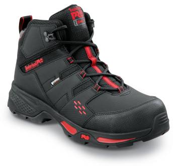 Bota de trabajo para senderismo, EH WP con puntera de material compuesto, de hombre, roja/negra, Timberland PRO TMA6763EDV Switchback LT