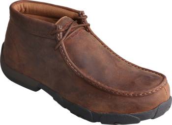 Twisted X TWMDMSM01 Men's, Peanut, Steel Toe, EH, Internal Met, Driving Moc