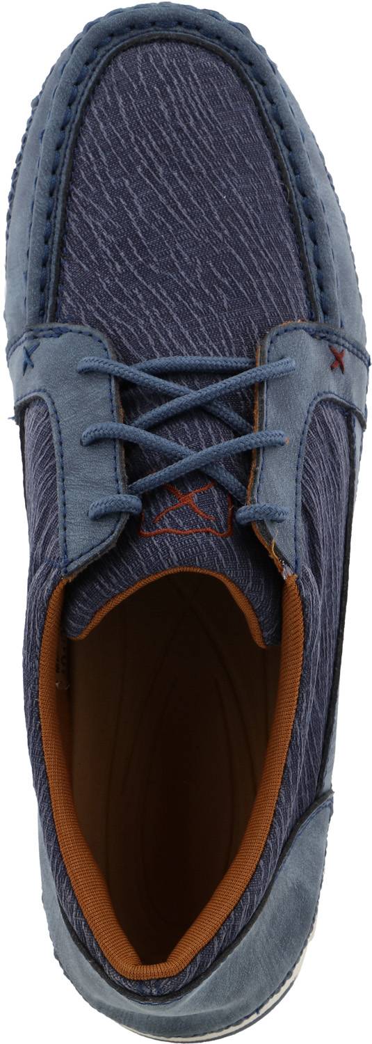 alternate view #4 of: Twisted X TWMZX0008 Zero X, Men's, Navy, Soft Toe, Slip Resistant, Casual, Work Oxford