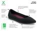 alternate view #2 of: SR Max SRM591 Albright, Women's, Jetsetting Black, MaxTRAX Slip Resistant, Soft Toe, Dress Flat, Work Shoe