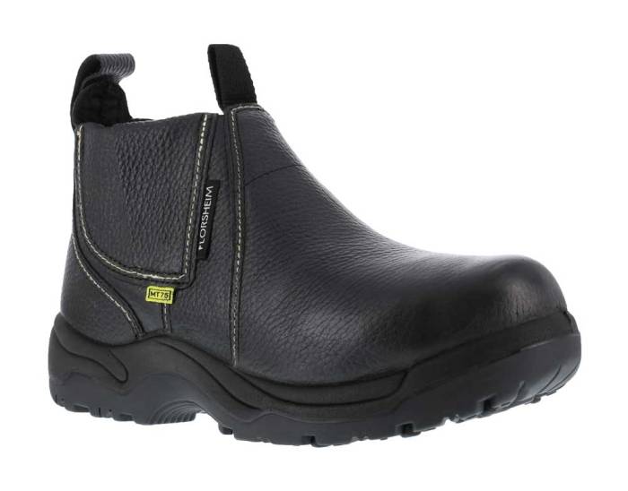 view #1 of: Bota de trabajo de 6ápulgadas Quick Release, EH, con protecciÝn metatarsal interna, con puntera de acero, de hombre, negra Florsheim WGFE690