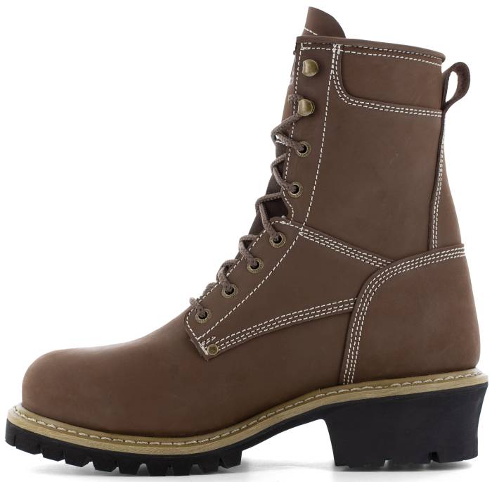 alternate view #3 of: Frye WGFR40202 Men's, Dark Brown, Comp Toe, EH, WP, 8 Inch, Logger, Work Boot