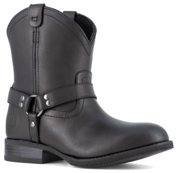 Bota de trabajo con arnÒs antideslizante, EH, con puntera de acero, negra, de mujer WGFR40601F Frye