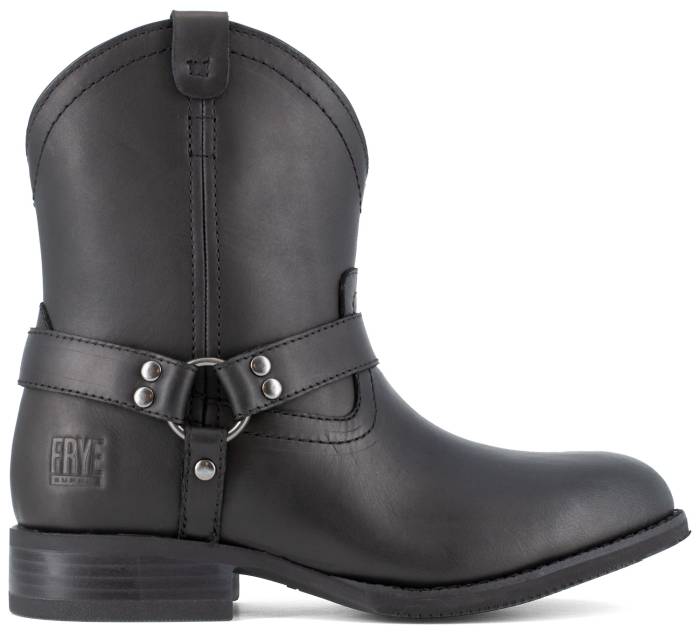 alternate view #2 of: Frye WGFR40601F Women's, Black, Steel Toe, EH, Slip Resistant, Harness, Work Boot