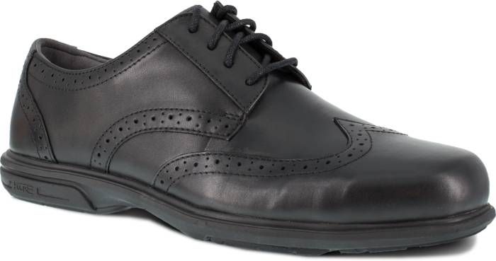 view #1 of: Zapato de trabajo Oxford de vestir, antideslizante, SD, con puntera de acero, negro, para hombre, Florsheim Work WGFS2024 Loedin