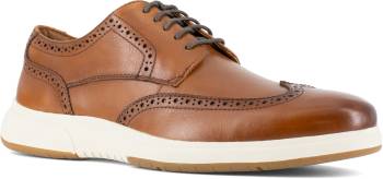 Florsheim Work WGFS2623 Flair, Men's,Brown/White Steel Toe, SD 35, Wingtip, Oxford, Work Shoe