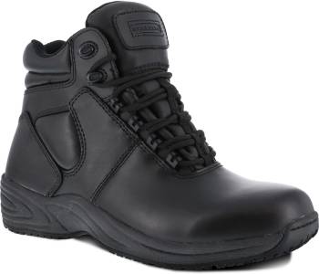 Bota de trabajo de 6 pulgadas, antideslizante, con puntera blanda, negra, para hombre, Grabbers WGG1240 Sport Boot