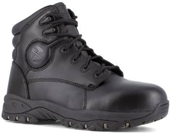 Bota de 6 pulgadas, EH, con puntera de acero, negro, de hombre, Iron Age WGIA5150 Ground Finish