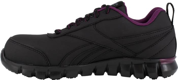 alternate view #3 of: Reebok Work WGRB055 Sublite Cushion Work, Women's, Black/Plum, Comp Toe, SD Athletic