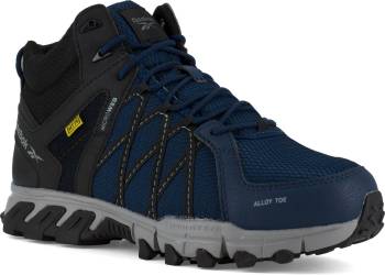 Deportivo medio alto, EH, Mt, con puntera de aleaciÝn, azul marino/negro, de hombre, Reebok Work WGRB3400 Trailgrip