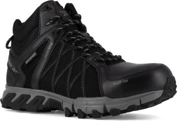 Deportivo medio alto, EH, WP, con puntera de aleaciÝn, negro/gris, de hombre, Reebok Work WGRB3401 Trailgrip