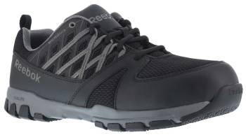 Oxford deportivo, SD, con puntera blanda, negro/gris, de hombre, Reebok WGRB4015 Sublite Work