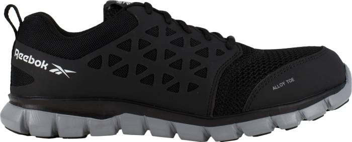 alternate view #2 of: Reebok Work WGRB4041 Unisex Black, XTR Alloy Toe, EH, Sublite Athletic Oxford