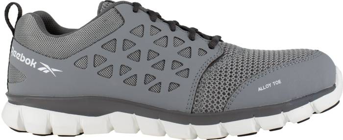 alternate view #2 of: Reebok Work WGRB4042 Sublite Cushion Work, Men's, Grey, Alloy Toe, EH Athletic